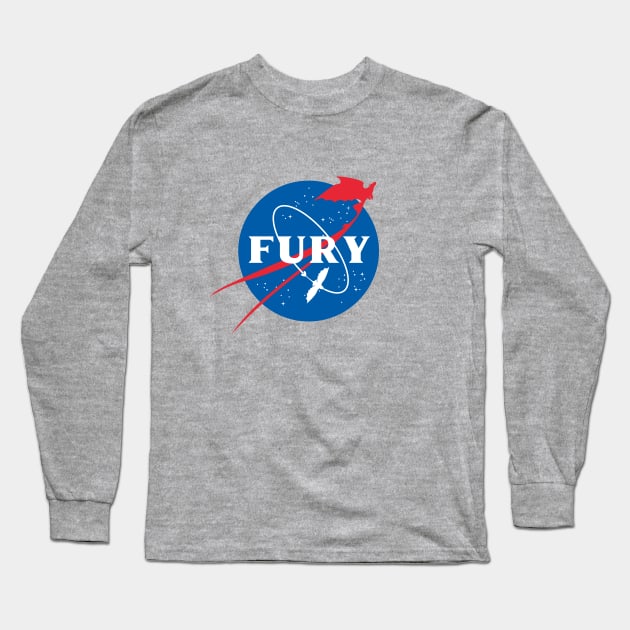 Space Fury Long Sleeve T-Shirt by enricoceriani